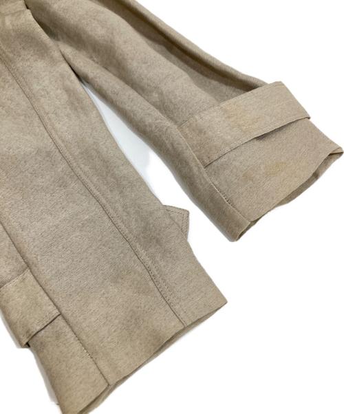 BURBERRY LONDON（バーバリーロンドン）BURBERRY LONDON (バーバリーロンドン) リネンノーカラージャケット　3722275 ベージュ サイズ:３８の古着・服飾アイテム