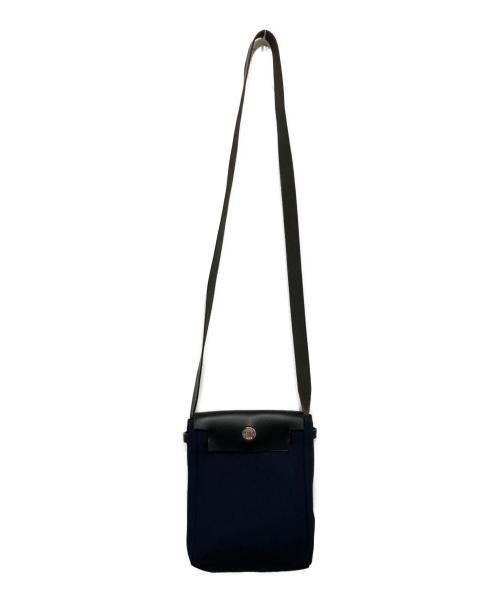 HERMES（エルメス）HERMES (エルメス) エールバッグTPM ブラック×ネイビーの古着・服飾アイテム