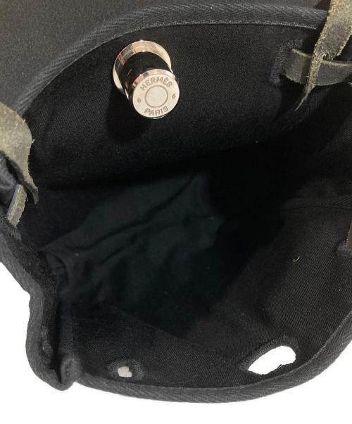 HERMES（エルメス）HERMES (エルメス) エールバッグTPM ブラック×ネイビーの古着・服飾アイテム