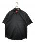 Supreme（シュプリーム）の古着「Croc Patch S/S Work Shirt　クロコパッチショートスリーブワークシャツ」｜ブラック