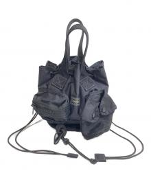 PORTER（ポーター）の古着「SCARF TOTE WITH POUCHES　スカーフトートウィズポーチズ 502-05960」｜ブラック