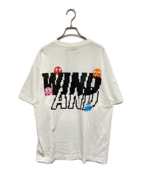 WIND AND SEA（ウィンダンシー）WIND AND SEA (ウィンダンシー) パックマンプリントTシャツ　WDS-C-PCM-25-Q4-10 ホワイト サイズ:Mの古着・服飾アイテム
