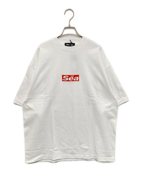 WIND AND SEA（ウィンダンシー）WIND AND SEA (ウィンダンシー) Tabloid THE SEA S/S Tee　タブロイドザシーショートスリーブTシャツ　WDS-O-GGB-25-Q4-CS-04 ホワイト サイズ:Lの古着・服飾アイテム