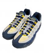 NIKEナイキ）の古着「Air Max 95 "Obsidian and Speed Yellow"　エアマックス オブシディアンアンドスピードイエロー　HQ8492-400」｜ホワイト×ネイビー