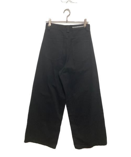 Nameless（ネームレス）Nameless (ネームレス) Silhouette stacked washed jeans　シルエットスタックトウォッシュドジーンズ　NL260417PT015SP ブラック サイズ:１の古着・服飾アイテム