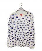 SUPREMEシュプリーム）の古着「20AW Interstate Waffle Thermal(インターステイツ ワッフルサーマル)　サーマルカットソー 」｜ホワイト