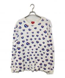 SUPREME（シュプリーム）の古着「20AW Interstate Waffle Thermal(インターステイツ ワッフルサーマル)　サーマルカットソー 」｜ホワイト