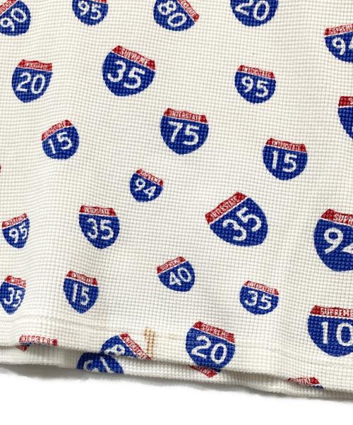 SUPREME（シュプリーム）Supreme (シュプリーム) 20AW Interstate Waffle Thermal(インターステイツ ワッフルサーマル)　サーマルカットソー  ホワイト サイズ:Lの古着・服飾アイテム
