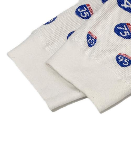 SUPREME（シュプリーム）Supreme (シュプリーム) 20AW Interstate Waffle Thermal(インターステイツ ワッフルサーマル)　サーマルカットソー  ホワイト サイズ:Lの古着・服飾アイテム