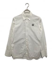 maison kitsune（メゾンキツネ）の古着「ボールド フォックスヘッド エンジニアド シャツ　MW00407WC0026」｜ホワイト