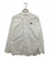 maison kitsune（メゾンキツネ）の古着「ボールド フォックスヘッド エンジニアド シャツ　MW00407WC0026」｜ホワイト