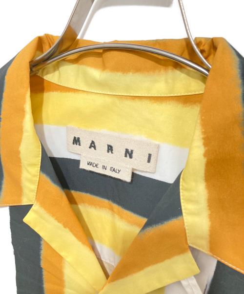 MARNI（マルニ）MARNI (マルニ) ストライプシャツ オレンジ サイズ:48の古着・服飾アイテム