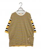 MARNIマルニ）の古着「ボーダーTシャツ　HUMU0229Q1」｜イエロー
