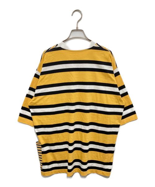 MARNI（マルニ）MARNI (マルニ) ボーダーTシャツ　HUMU0229Q1 イエロー サイズ:48の古着・服飾アイテム