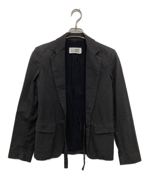MM6 Maison Margiela（エムエムシックスメゾンマルジェラ）MM6 Maison Margiela (エムエムシックスメゾンマルジェラ) テーラードジャケット グレー サイズ:38の古着・服飾アイテム