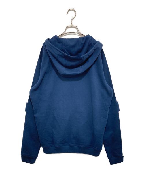 HERMES（エルメス）HERMES (エルメス) RUN H サイドラインジップパーカー ネイビー サイズ:XLの古着・服飾アイテム