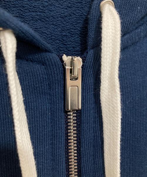 HERMES（エルメス）HERMES (エルメス) RUN H サイドラインジップパーカー ネイビー サイズ:XLの古着・服飾アイテム