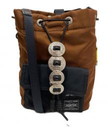PORTER×TOGA ARCHIVES（ポーター×トーガアーカイブス）の古着「STRING BAG ストリングバッグ」｜ブラウン