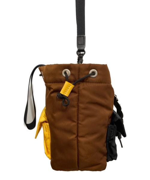 PORTER（ポーター）PORTER (ポーター) TOGA ARCHIVES (トーガアーカイブス) STRING BAG ストリングバッグ ブラウンの古着・服飾アイテム