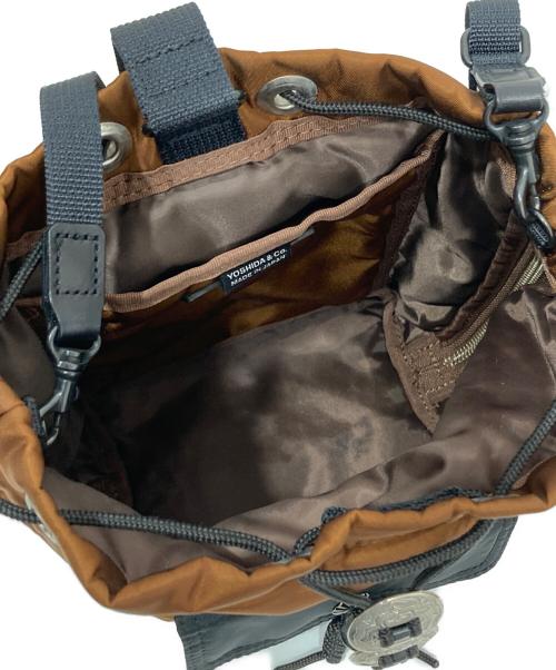 PORTER（ポーター）PORTER (ポーター) TOGA ARCHIVES (トーガアーカイブス) STRING BAG ストリングバッグ ブラウンの古着・服飾アイテム