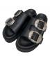 TOGA VIRILIS（トーガ ビリリース）の古着「CONCHO BUCKLE SANDALS コンチョバックルサンダル」｜ブラック