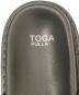 中古・古着 TOGA PULLA (トーガ プルラ) サイドコンチョサンダル ブラック サイズ:37：14000円