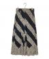 HOMME PLISSE ISSEY MIYAKE（オム プリッセ イッセイ ミヤケ）の古着「BASKET 総柄ハイウエストプリーツパンツ HP13JF178」｜ブラック