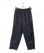 ISSEY MIYAKE MENイッセイミヤケメン）の古着「ISSEY MIYAKE MEN　サイドジップナイロンパンツ　 2000AW archive　ME03FF093」｜グレー