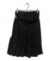 FENDI (フェンディ) Duchesse skirt with pleated panel ブラック サイズ:３８：30000円