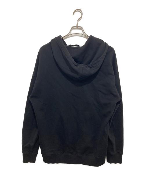 GIVENCHY（ジバンシィ）GIVENCHY (ジバンシィ) シグネチャーロゴ ジップアップフーディー　BMJ01E30AF ブラック サイズ:Sの古着・服飾アイテム