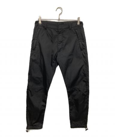 【美品】PRADA プラダ パンツスラックス トライアングルロゴ 46 中古・古着通販】PRADA (プラダ) トライアングルロゴプレート Re-Nylon