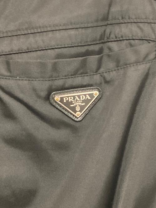 PRADA（プラダ）PRADA (プラダ) トライアングルロゴプレート Re-Nylon パンツ ブラック サイズ:４６の古着・服飾アイテム