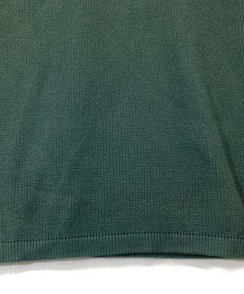 STONE ISLAND（ストーンアイランド）STONE ISLAND (ストーンアイランド) リブド ソフト コットン クルーネック ニット　7815507D8 V0053 ボトルグリーン / Bottle Gre サイズ:Lの古着・服飾アイテム