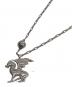 HERMES（エルメス）の古着「ドラゴン・タリスマン ドラゴンモチーフ ロングネックレス 」｜シルバー
