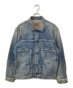 AVIREX×MOANDMOCLOTHINGアヴィレックス×）の古着「ICON DENIM JACKET　アイコンデニムジャケット　7834252204」｜インディゴ