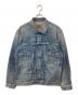 AVIREX（アヴィレックス）の古着「ICON DENIM JACKET　アイコンデニムジャケット　7834252204」｜インディゴ