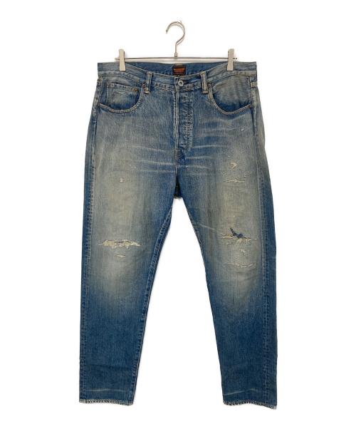AVIREX（アヴィレックス）AVIREX (アヴィレックス) MOANDMOCLOTHING ICON DENIM PANTS　アイコンデニムパンツ　7834211204 インディゴ サイズ:W36の古着・服飾アイテム