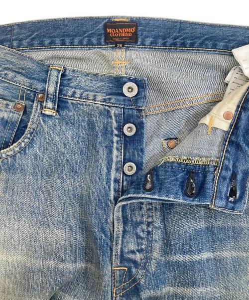 AVIREX（アヴィレックス）AVIREX (アヴィレックス) MOANDMOCLOTHING ICON DENIM PANTS　アイコンデニムパンツ　7834211204 インディゴ サイズ:W36の古着・服飾アイテム