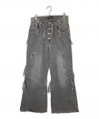 FORSOMEONEフォーサムワン）の古着「FR TROUSER デニムパンツ　トラウザー　78001083」｜グレー
