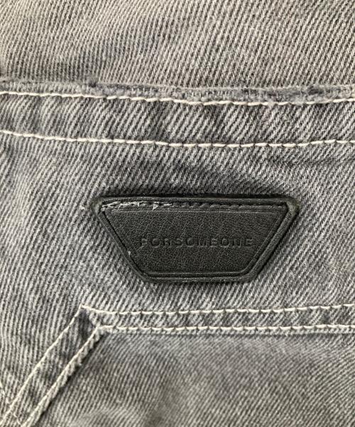 FORSOMEONE（フォーサムワン）FORSOMEONE (フォーサムワン) FR TROUSER デニムパンツ　トラウザー　78001083 グレー サイズ:46の古着・服飾アイテム