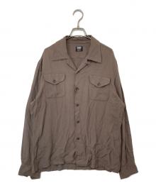 RATS（ラッツ）の古着「レーヨン オープンカラーシャツ　11RS-0902」｜ブラウン