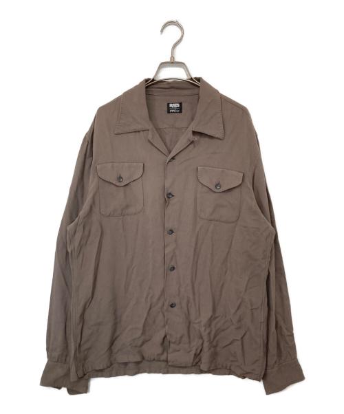 RATS（ラッツ）RATS (ラッツ) レーヨン オープンカラーシャツ　11RS-0902 ブラウン サイズ:XLの古着・服飾アイテム