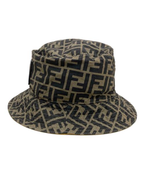 FENDI（フェンディ）FENDI (フェンディ) バケットハット ベージュ サイズ:58cmの古着・服飾アイテム