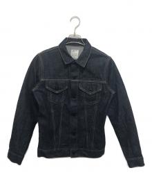 MADISON BLUE（マディソンブルー）の古着「Denim Tight Jacket」｜ネイビー