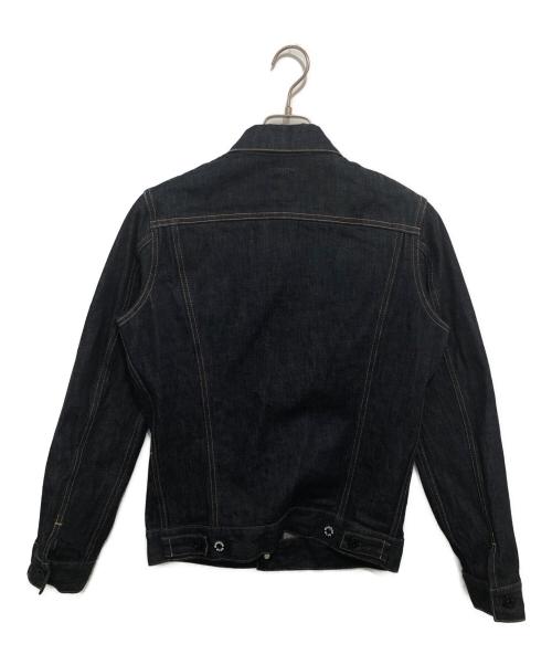 MADISON BLUE（マディソンブルー）MADISON BLUE (マディソンブルー) Denim Tight Jacket ネイビー サイズ:０２の古着・服飾アイテム