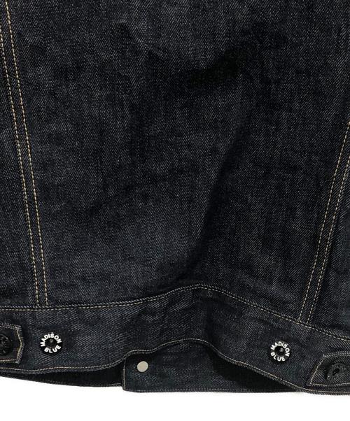 MADISON BLUE（マディソンブルー）MADISON BLUE (マディソンブルー) Denim Tight Jacket ネイビー サイズ:０２の古着・服飾アイテム