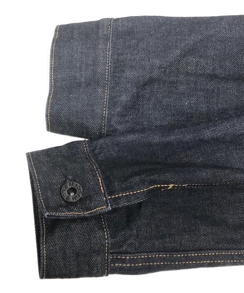 MADISON BLUE（マディソンブルー）MADISON BLUE (マディソンブルー) Denim Tight Jacket ネイビー サイズ:０２の古着・服飾アイテム