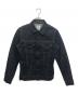 MADISON BLUE（マディソンブルー）の古着「Denim Tight Jacket」｜ネイビー