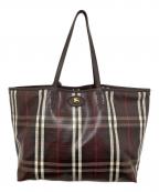 BURBERRY LONDONバーバリーロンドン）の古着「ミディアムハイランドトート」｜ブラウン
