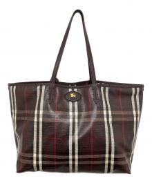 BURBERRY LONDON（バーバリーロンドン）の古着「ミディアムハイランドトート」｜ブラウン